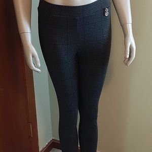 Tommy Hilfiger Woman's Pull Up Slacks in Dark/Light Gray with Logo Tassel